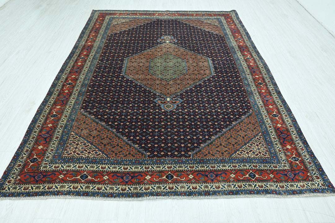 blue Large rug 6' 9" x 9' 3"