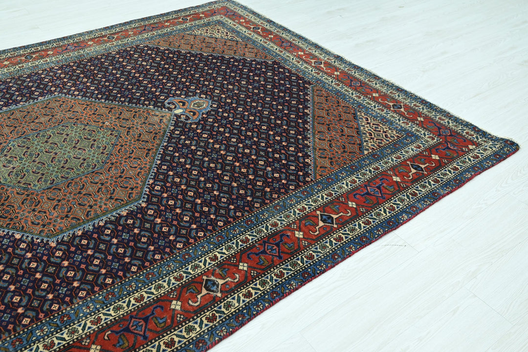 blue Large rug 6' 9" x 9' 3"