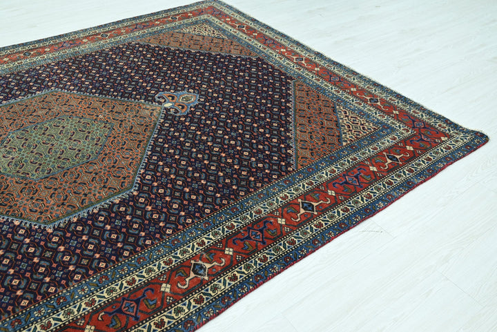 blue Large rug 6' 9" x 9' 3"