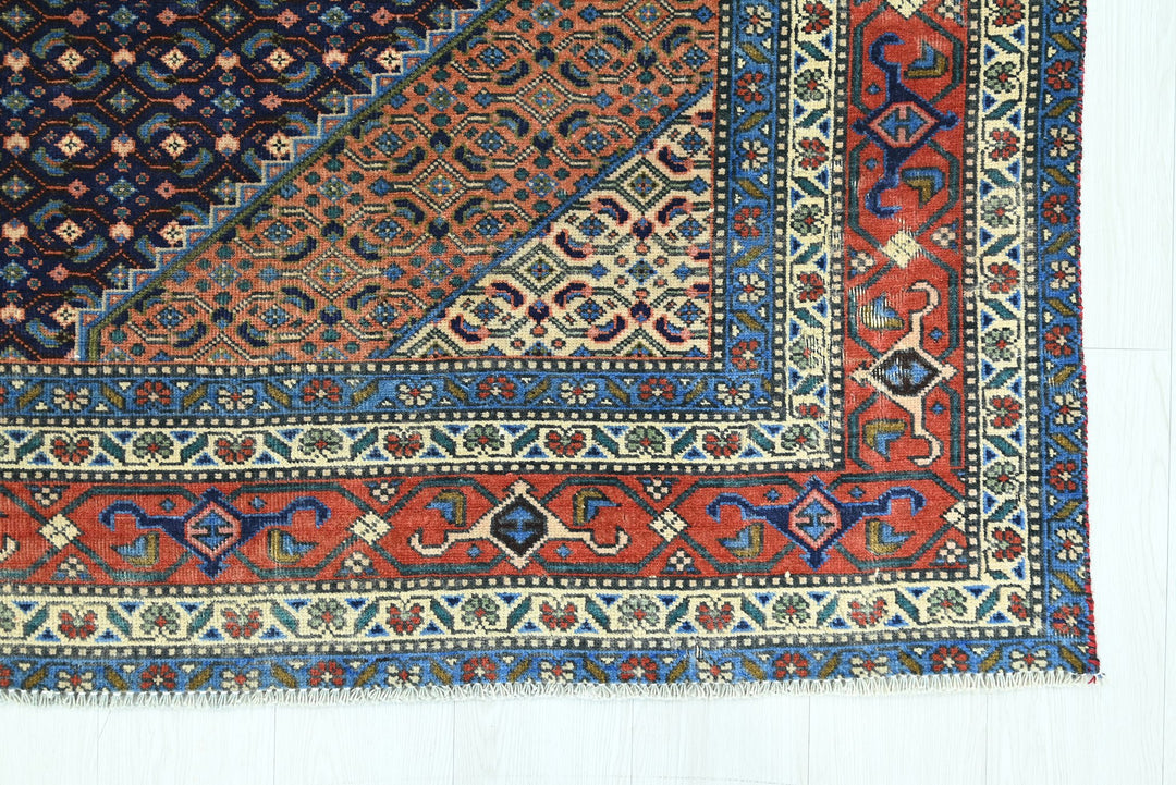 blue Large rug 6' 9" x 9' 3"