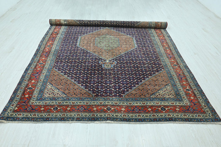 blue Large rug 6' 9" x 9' 3"
