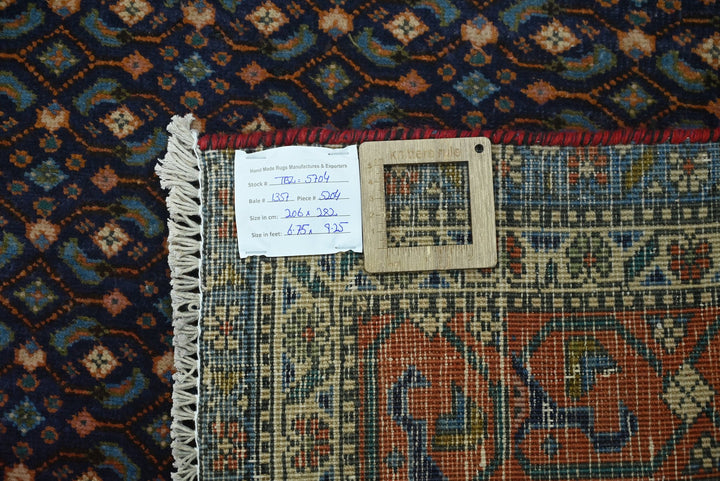blue Large rug 6' 9" x 9' 3"