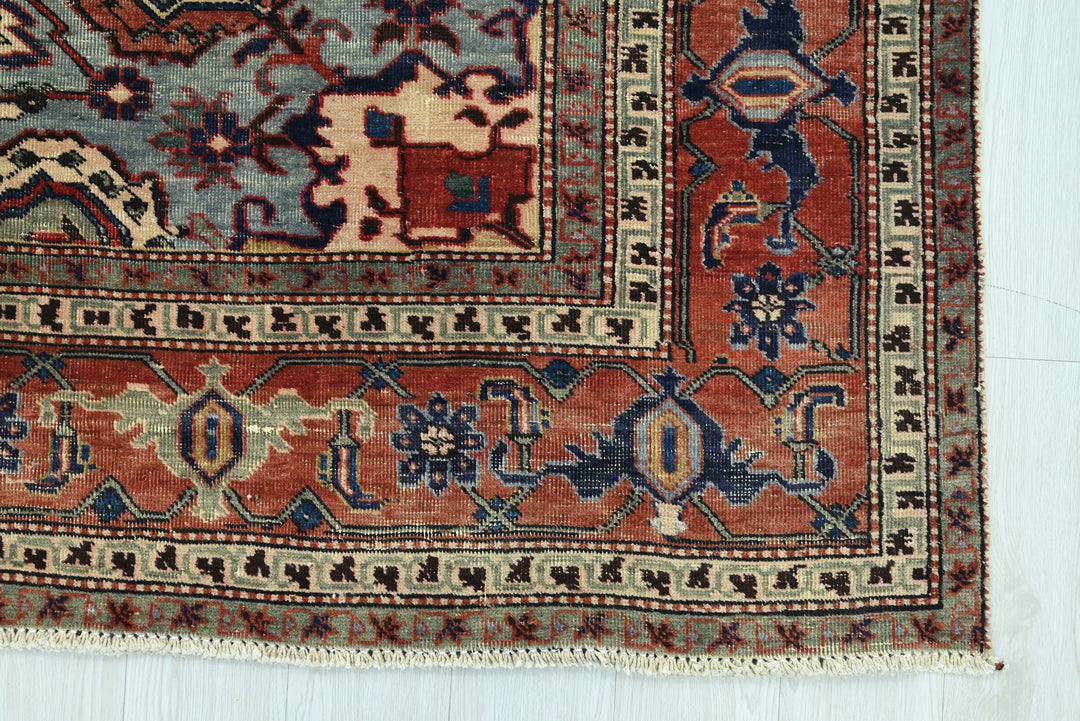 yellow Large rug 7' 7" x 10' 9"