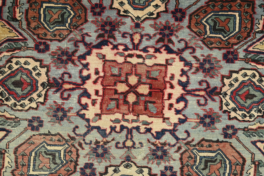 yellow Large rug 7' 7" x 10' 9"