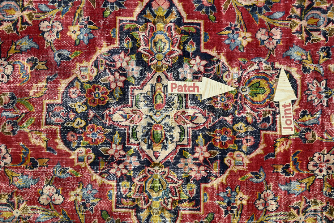 red Medium rug 5' 8" x 9' 2"
