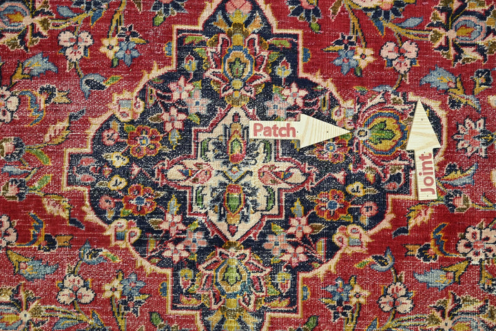 red Medium rug 5' 8" x 9' 2"