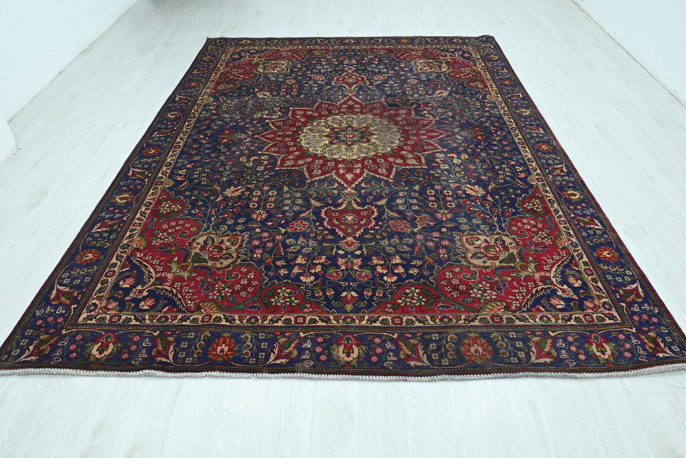 blue Large rug 8' 2" x 11' 0"