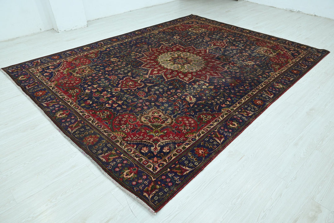 blue Large rug 8' 2" x 11' 0"