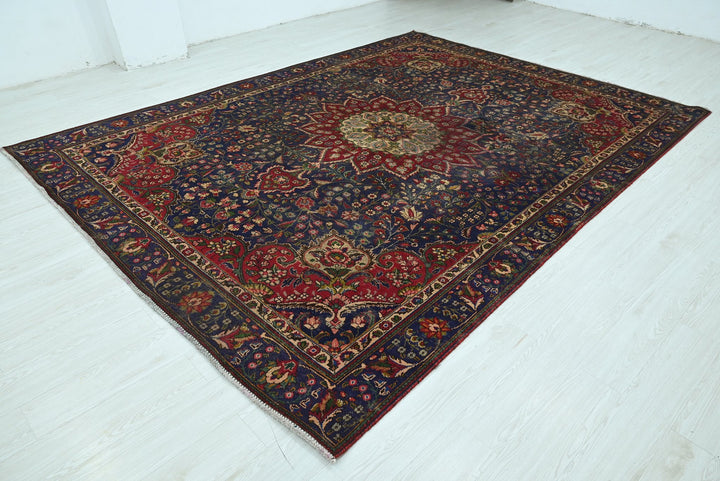 blue Large rug 8' 2" x 11' 0"