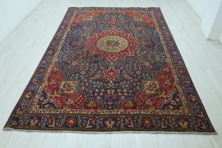 blue Large rug 8' 2" x 11' 0"