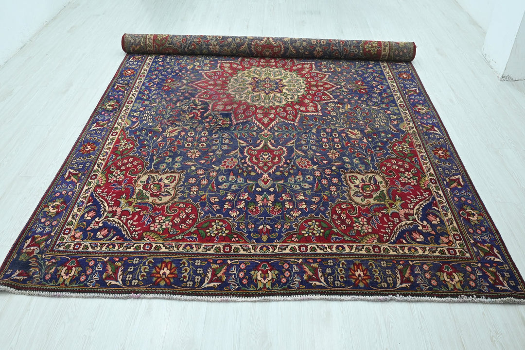 blue Large rug 8' 2" x 11' 0"