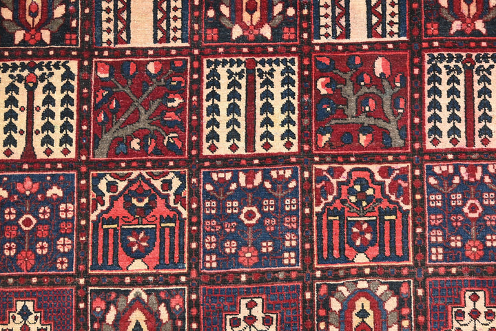 red Large rug 6' 7" x 9' 10"