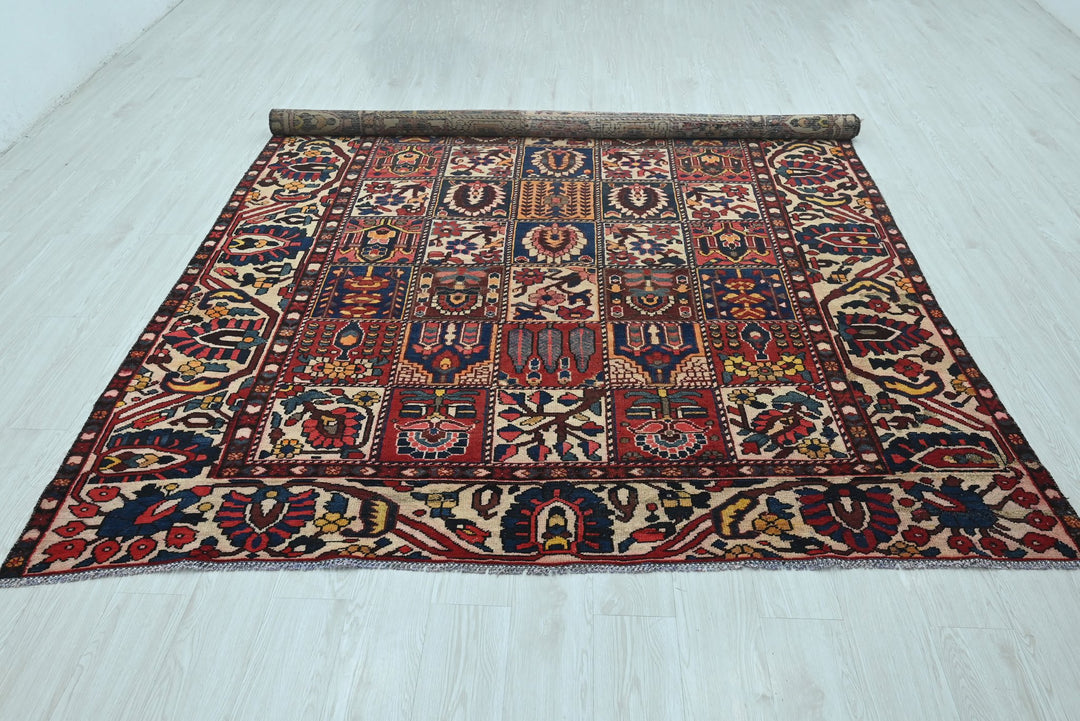 red Large rug 7' 0" x 10' 0"