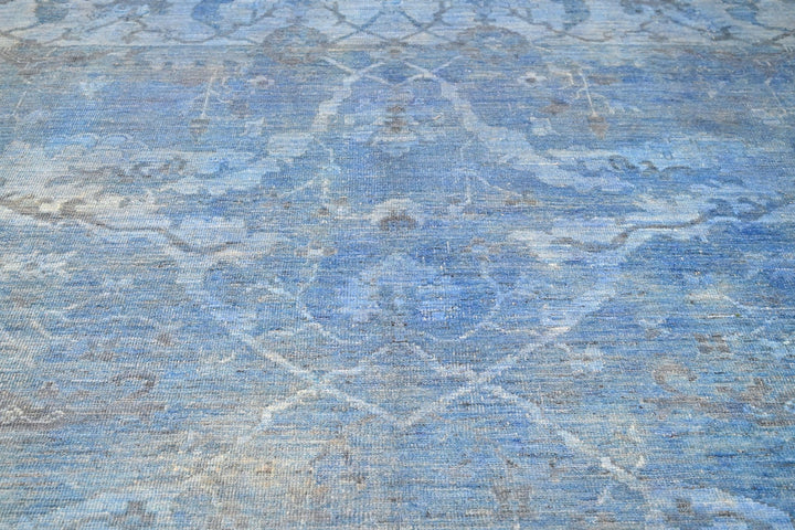 blue Oversized rug 9' 7" x 13' 9"