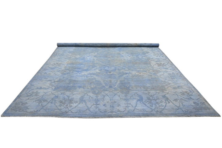 blue Oversized rug 9' 7" x 13' 9"