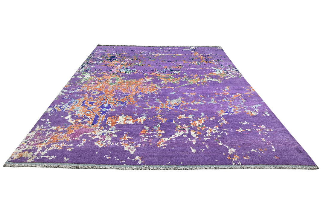 purple Oversized rug 9' 2" x 11' 10"