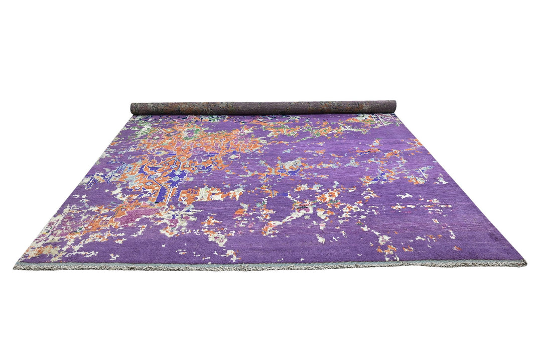 purple Oversized rug 9' 2" x 11' 10"