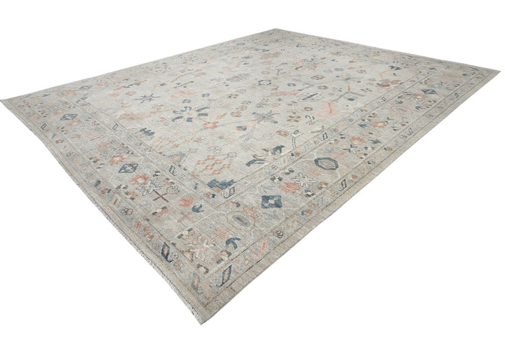 white Oversized rug 11' 10" x 14' 1"