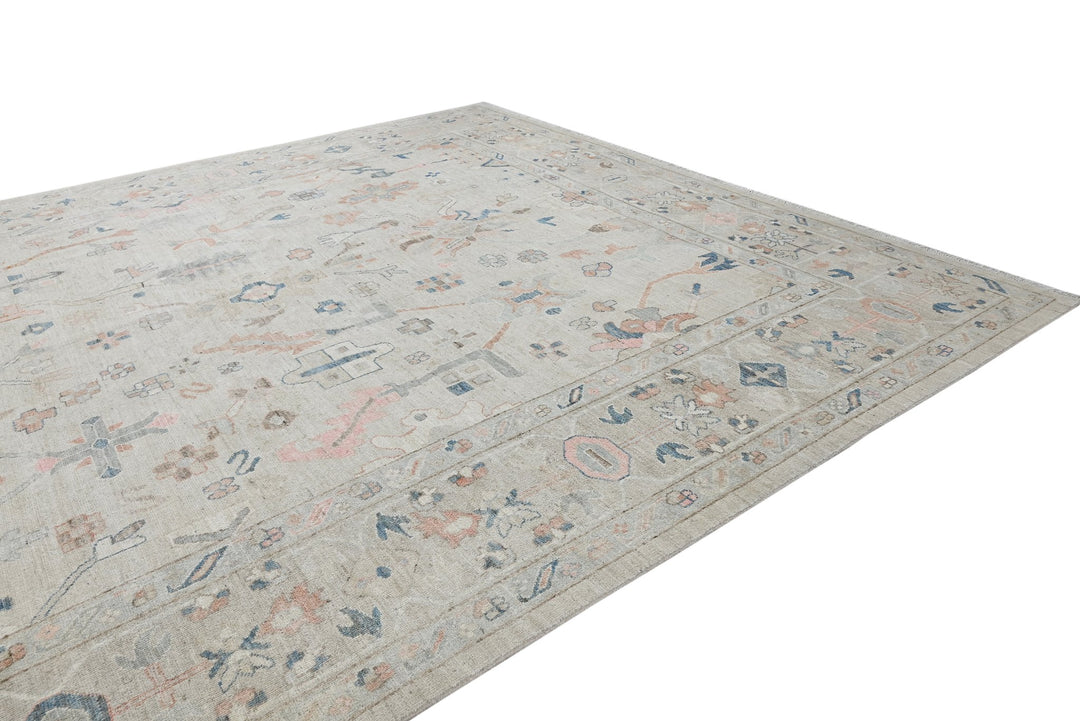 white Oversized rug 11' 10" x 14' 1"