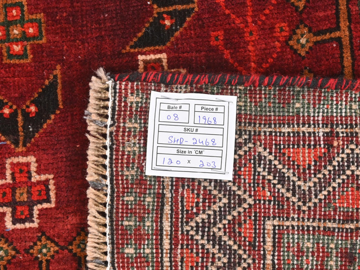 a close up of a rug with a price tag on it