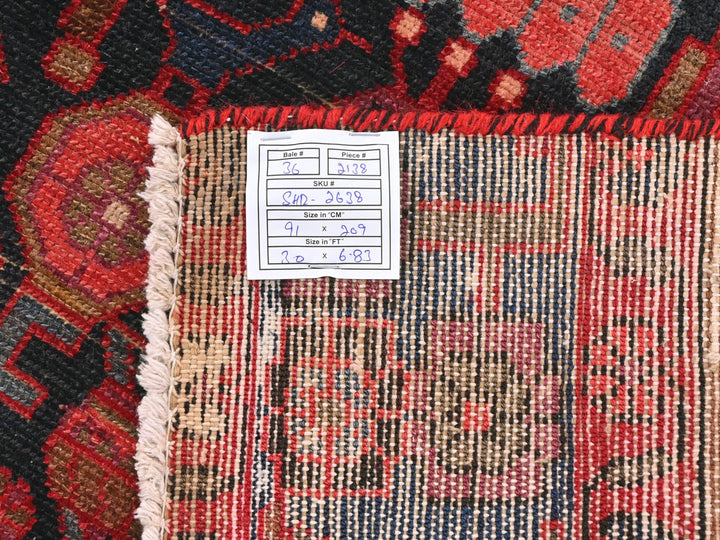 a close up of a rug with a tag on it