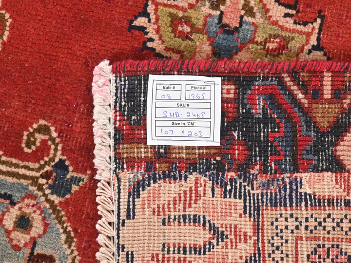 a close up of a rug with a price tag on it