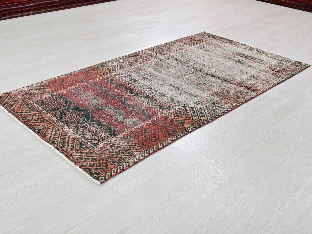 a rug on the floor in a room
