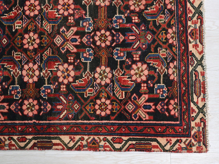 a rug with a design on the middle of it