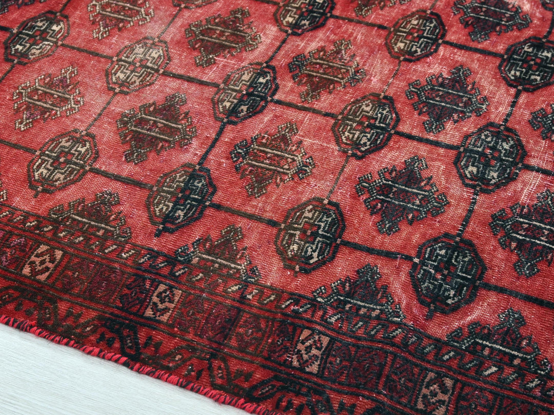 a close up of a rug on a table