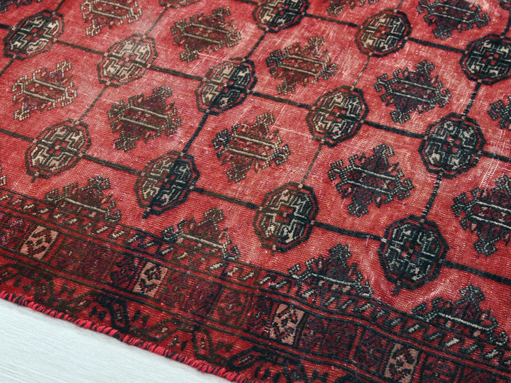 a close up of a rug on a table