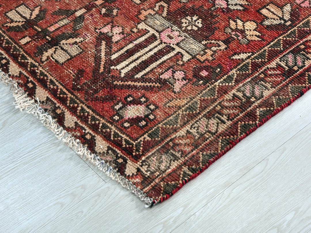 a close up of a rug on the floor