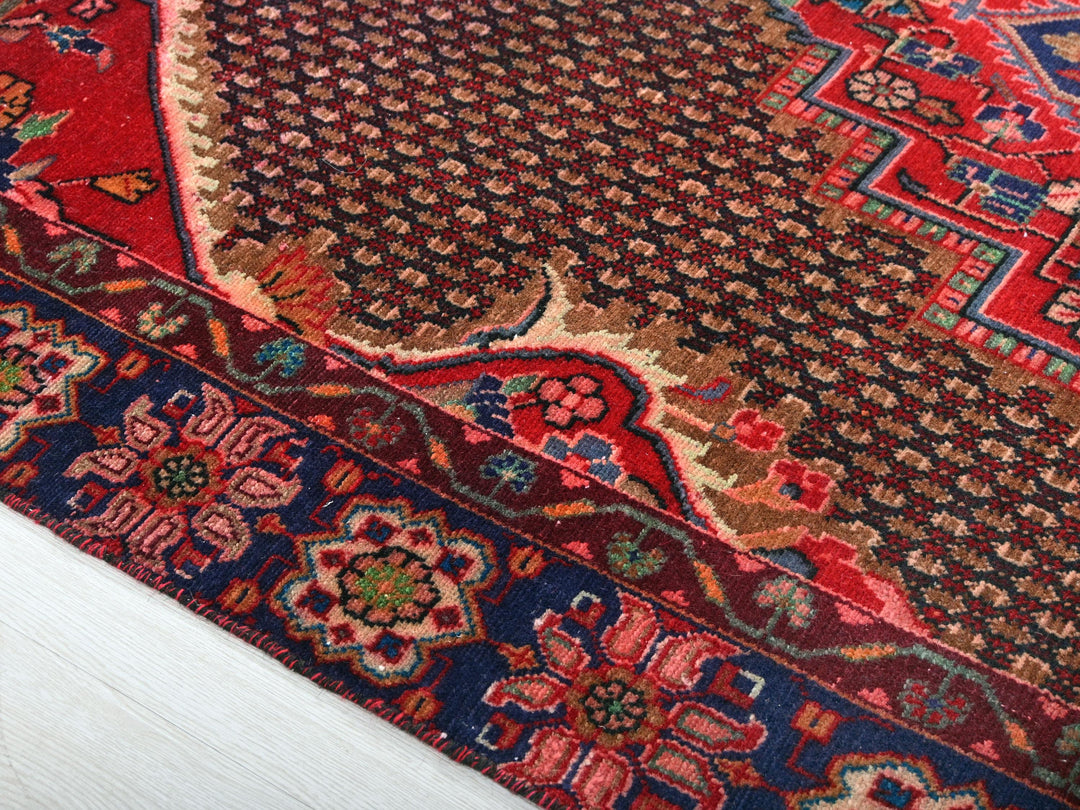 a close up of a rug on the floor