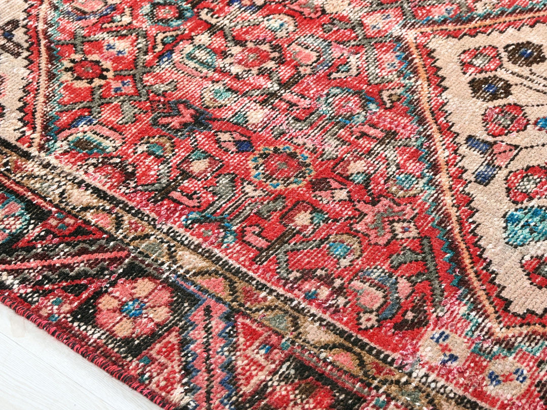 a close up of a rug on the floor