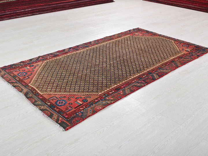 a rug is laying on the floor in a room