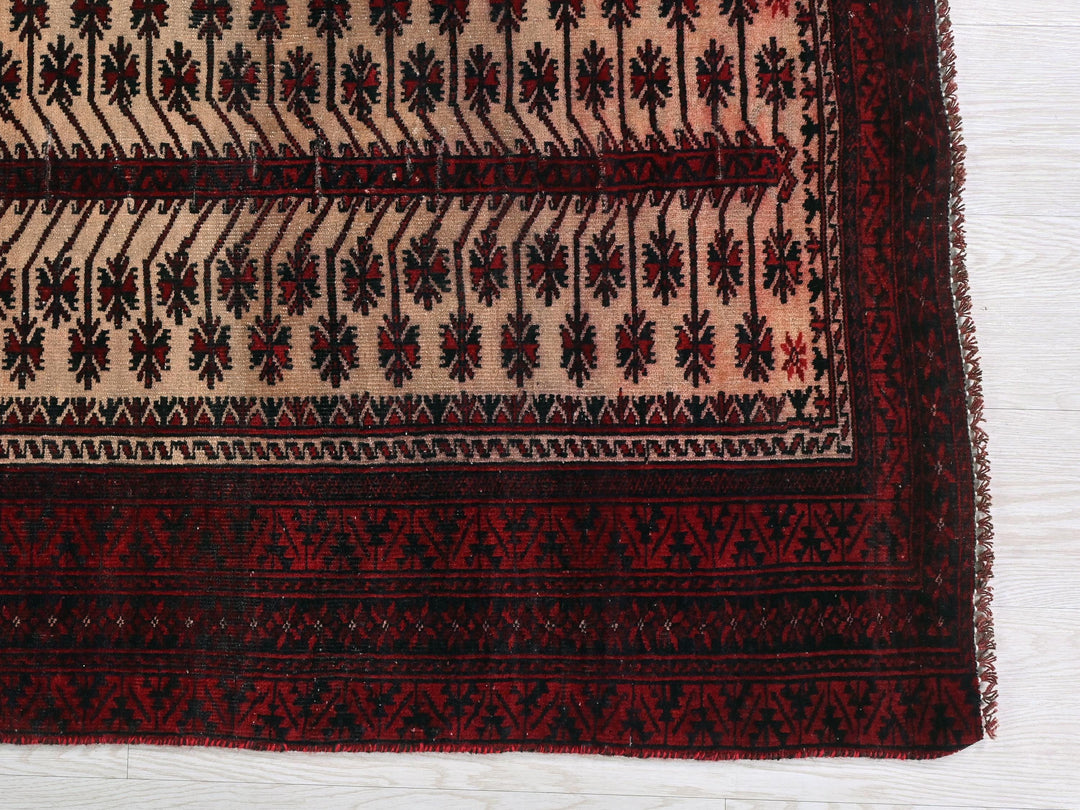 a close up of a rug on a white surface