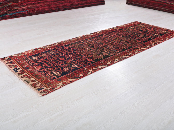 a rug on the floor of a room