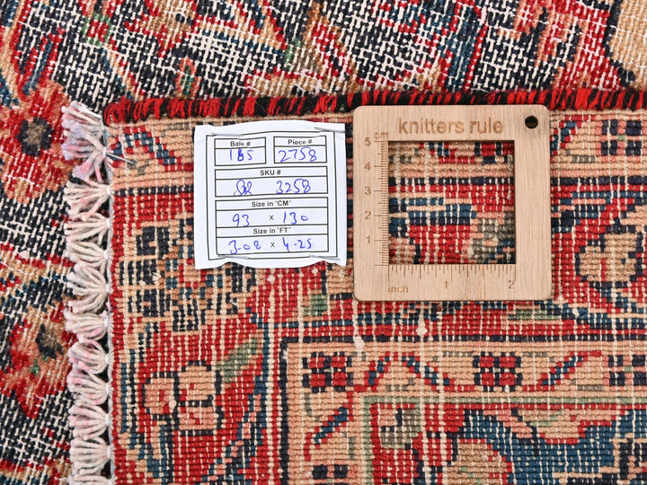3' 1" x 4' 3"